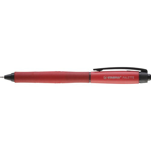 STABILO PALETTE Gel Rollerball 0.4mm Line Red (Pack 10) - 268/40-01