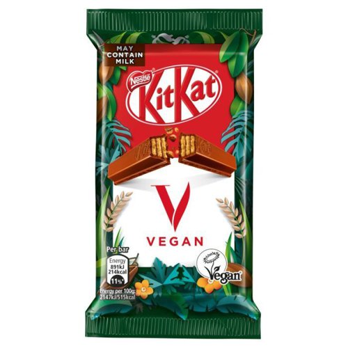 KitKat 4 Finger Vegan Chocolate 41.5g (Pack 24) - 12519554