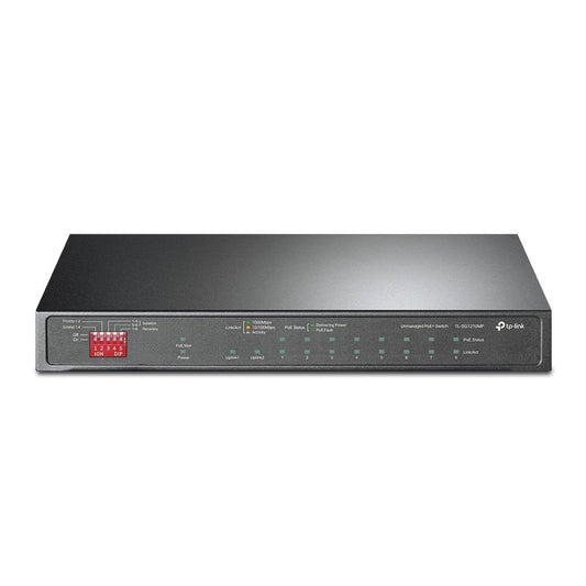 10 Port Gigabit Switch 8 Port PoE Plus
