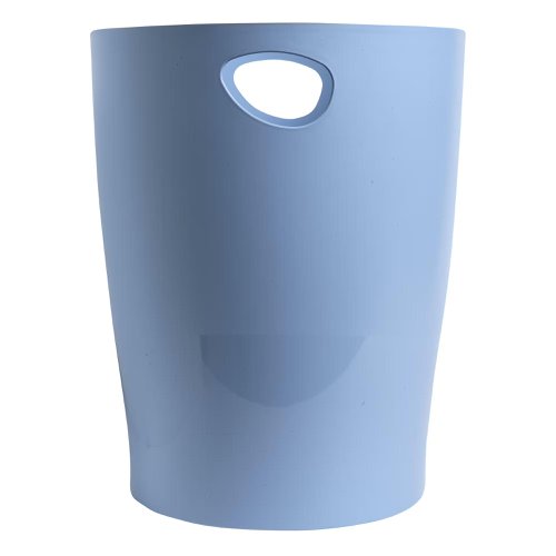 Exacompta Bee Blue 15 Litre Waste Bin 263 x 263 x 335mm Light Blue (Each) - 45309D