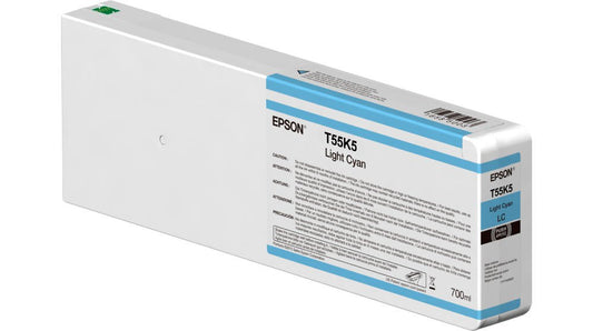 *Epson T55K500 HDX HD Ligh Cya Ink 700ML
