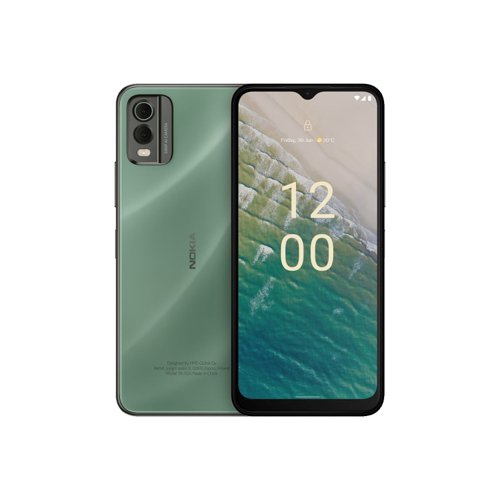 Nokia C32 6.52 Inch 4G Dual SIM 4GB RAM 64GB Storage Android 13 Mobile Phone Green