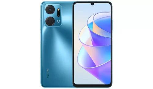 Honor X7a 6.74 Inch MediaTek MT6765H Dual SIM 4GB RAM 128GB Storage Android 12 Mobile Phone Ocean Blue