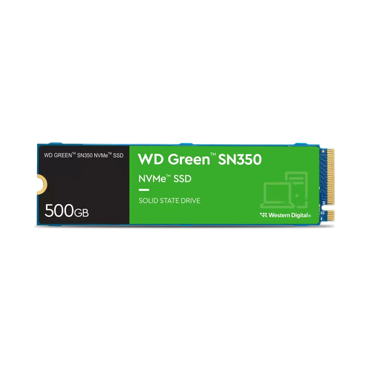 500GB Green PCIe G3 TLC NVMe M.2 Int SSD