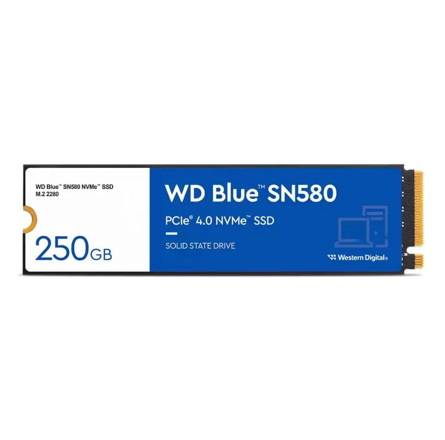 Western Digital Blue SN580 250GB M.2 PCI Express 4.0 TLC NVMe Internal Solid State Drive