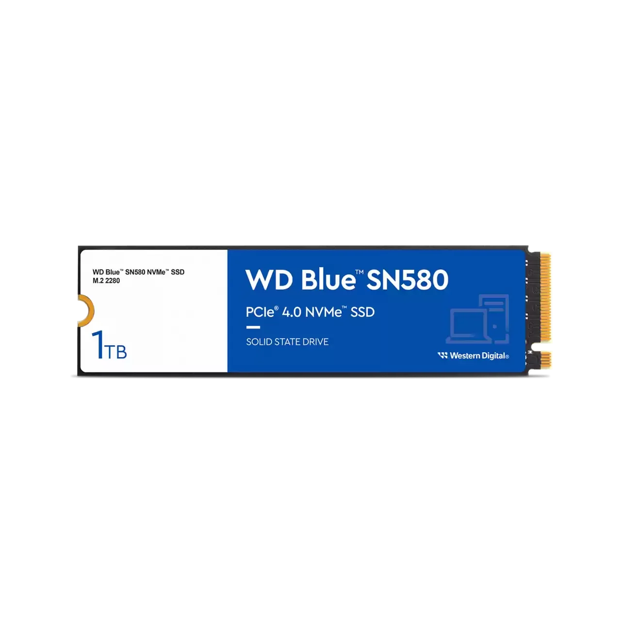 Western Digital Blue SN580 1TB M.2 PCI Express 4.0 TLC NVMe Internal Solid State Drive