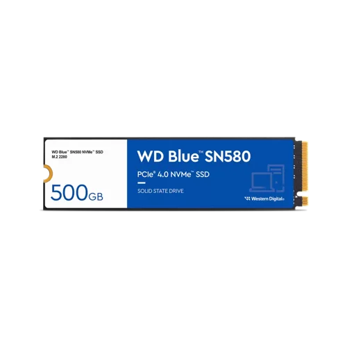Western Digital Blue SN580 500GB M.2 PCI Express 4.0 TLC NVMe Internal Solid State Drive
