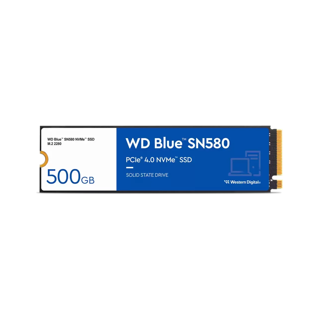 Western Digital Blue SN580 500GB M.2 PCI Express 4.0 TLC NVMe Internal Solid State Drive