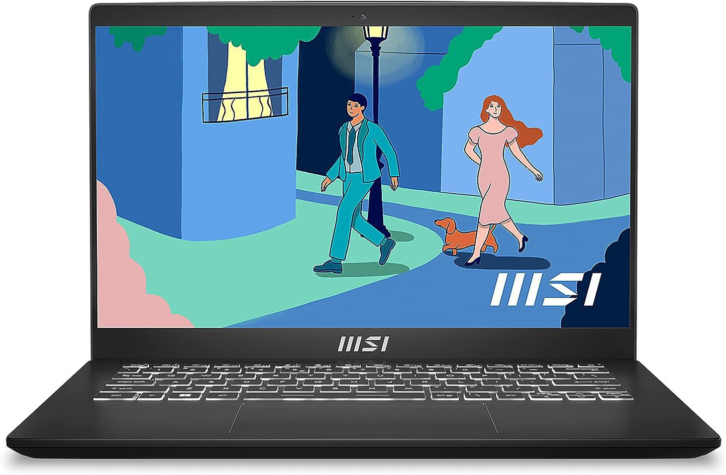 MSI Modern 14 C12M-639UK 14 Inch Intel Core i5-1235U 8GB RAM 512GB SSD Integrated Intel Xe Graphics Windows 11 Home Notebook