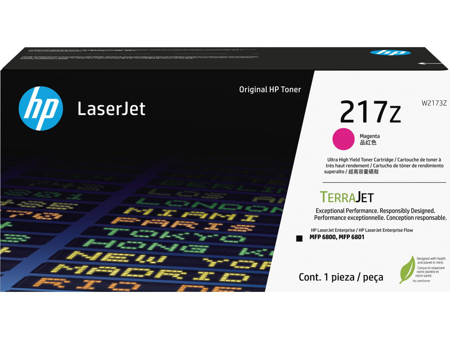 HP W2173Z 217Z 24K U High Magenta Toner