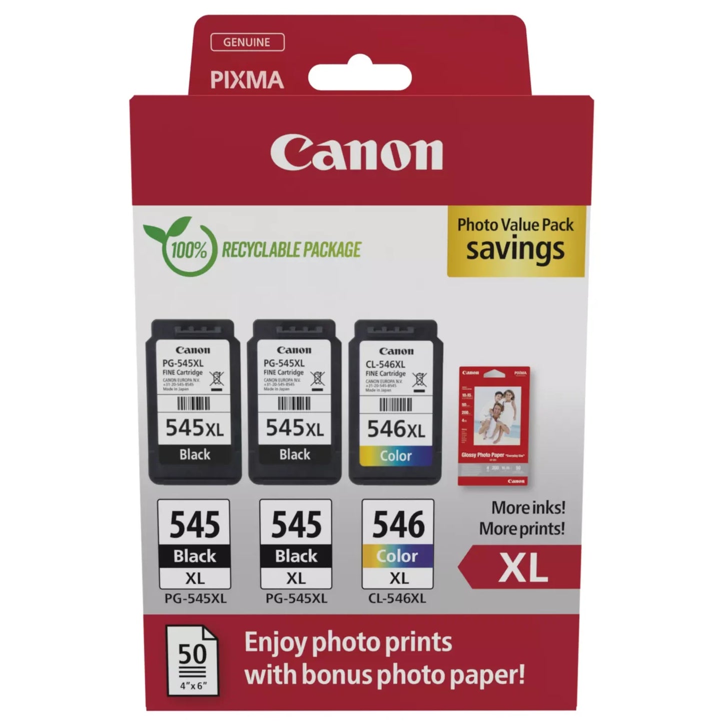 Canon 8286B015 PG545XL x 2/C546XL PVP