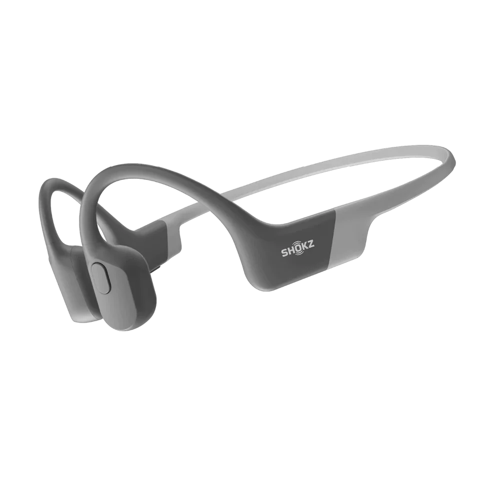 Shokz OpenRun Grey Bone Conduction Bluetooth NeckBand Headset