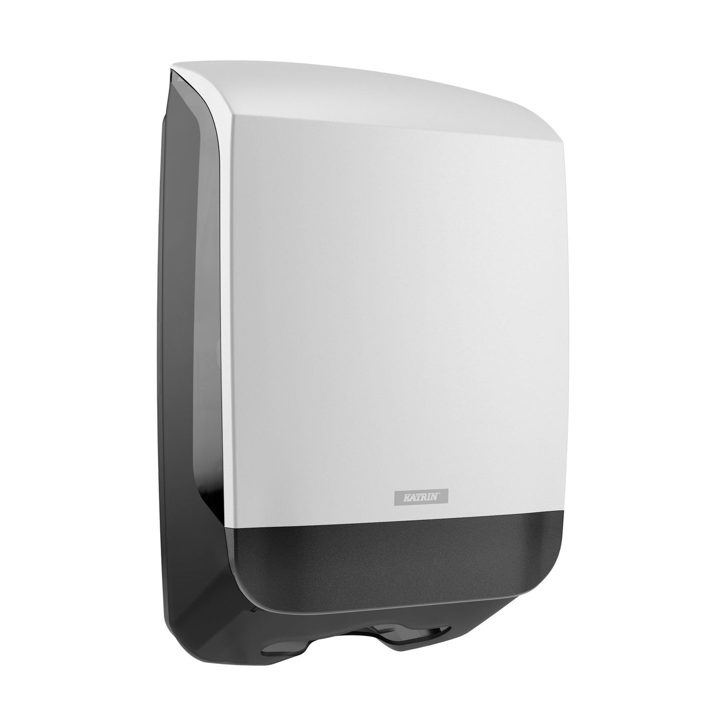Katrin Plastic Dispenser Medium For Paper Hand Towels Folded White - 77410