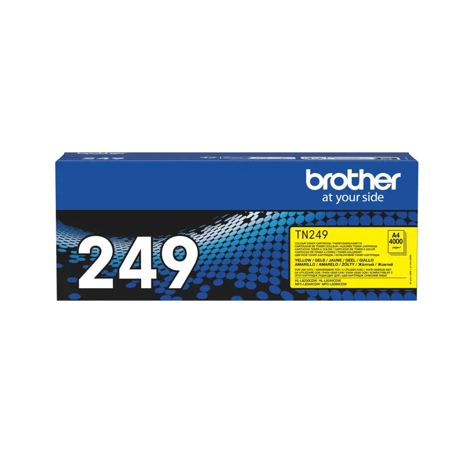 OEM Brother TN249Y XHiCap Yellow Toner