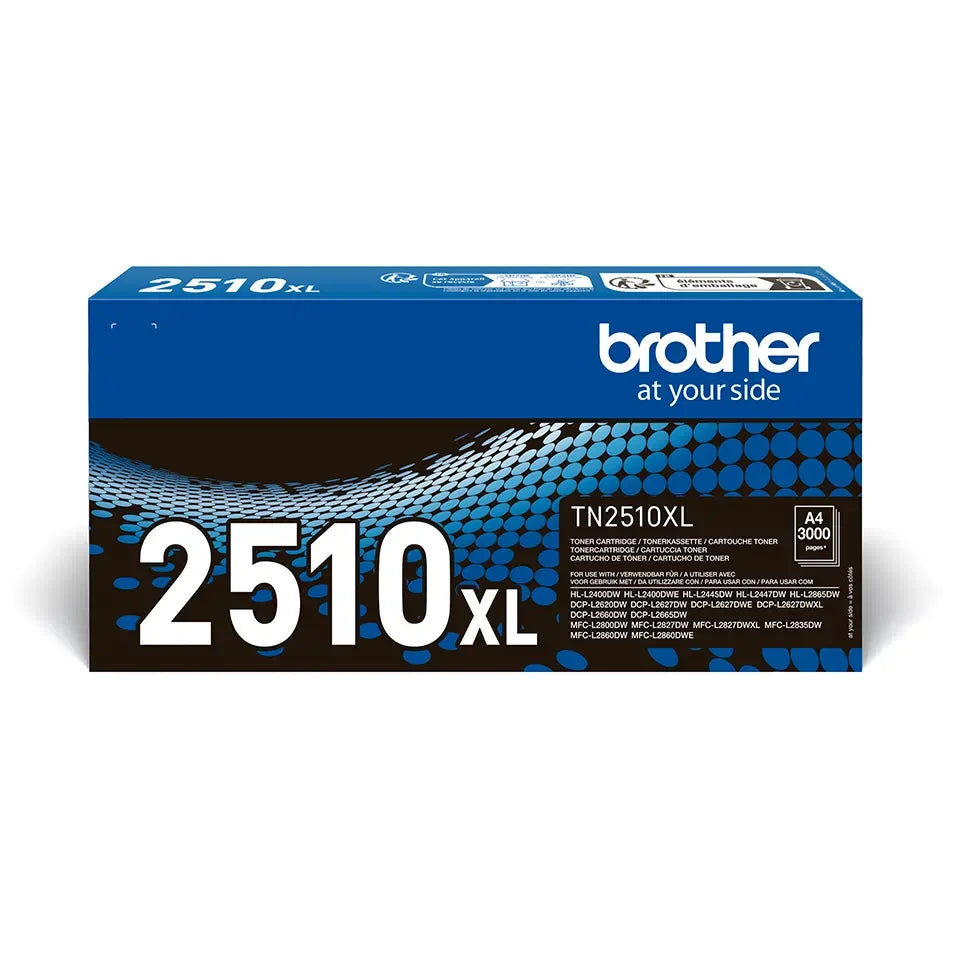 Original Brother TN2510XL Black 3000 Pages Original Toner