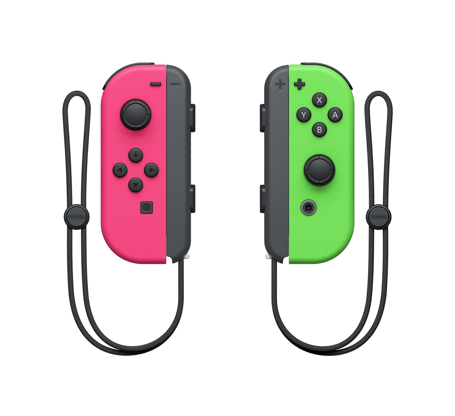 Nintendo Joy-Con Pair Neon Green and Neon Pink Gaming Controllers