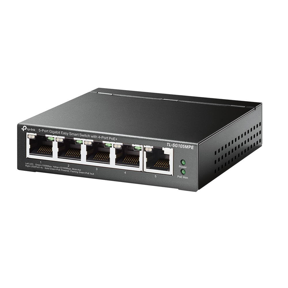 5 Port Gbit Smart Switch 4 Port PoE Plus