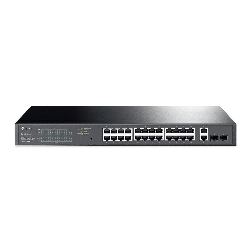 28 Port GB Smart Switch 24 Port PoE Plus