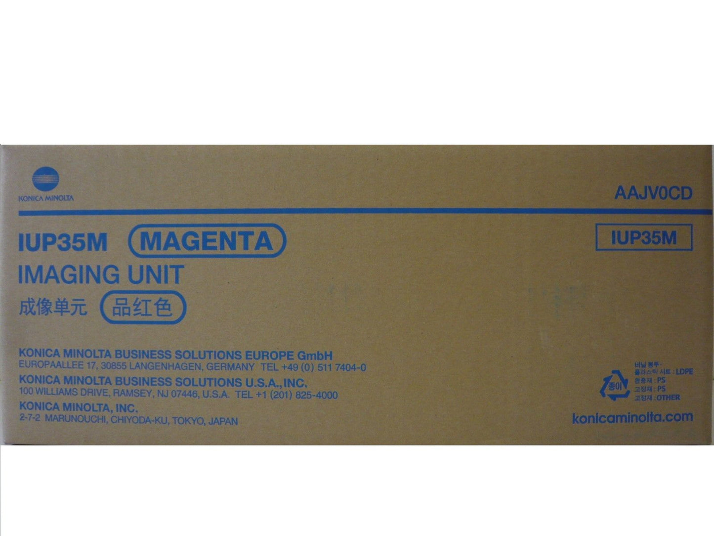 Original Konica Minolta AAJV0CD/IUP35M Drum unit magenta