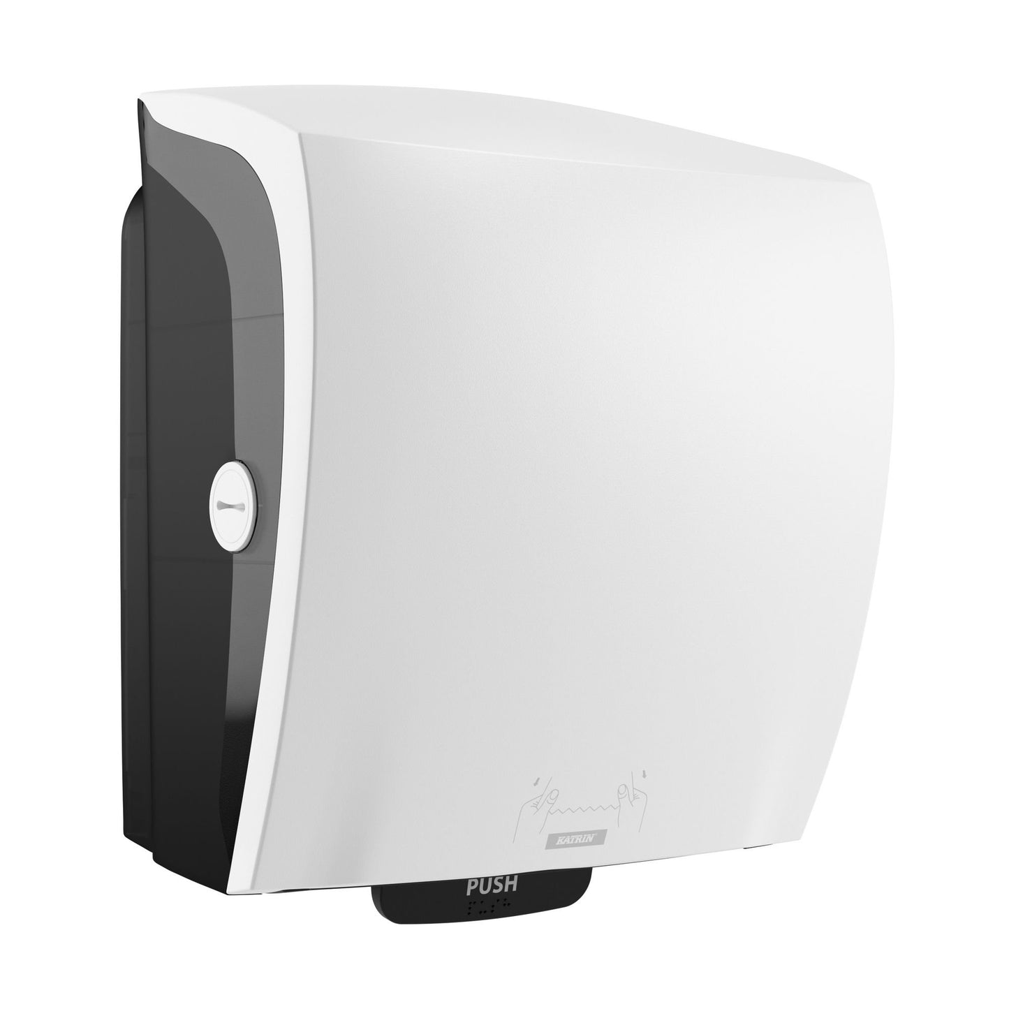 Katrin Plastic Dispenser For System Paper Towel Roll White - 82094