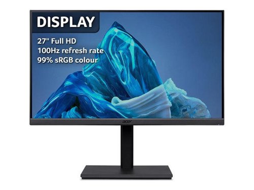 Acer Vero B277E 27 Inch 1920 x 1080 Pixels Full HD ZeroFrame IPS Panel AMD FreeSync HDMI VGA DisplayPort Monitor