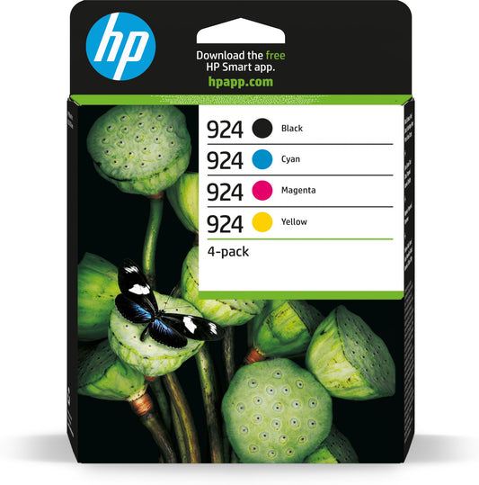 HP 6C3Z1NE NO 924 CMYK 4 Pack Inks