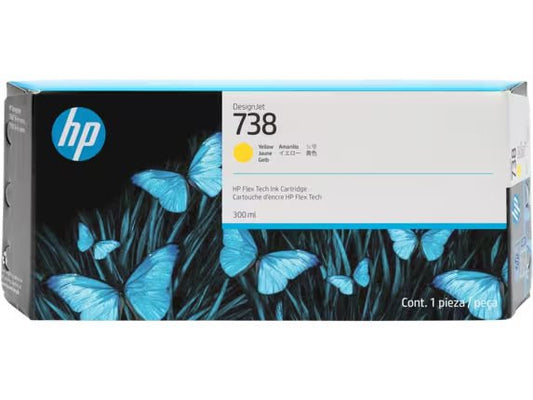 HP 676M8A NO 738 300ml Yellow Ink