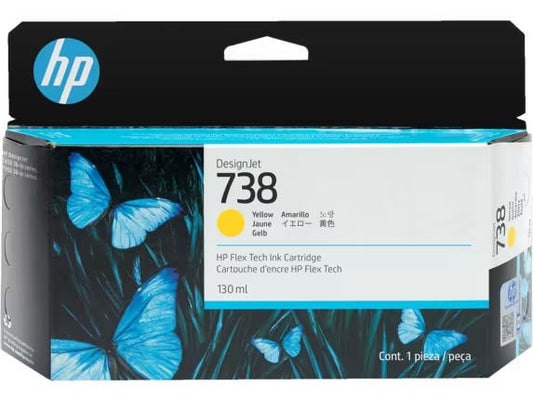 HP 498N7A NO 738 130ml Yellow Ink
