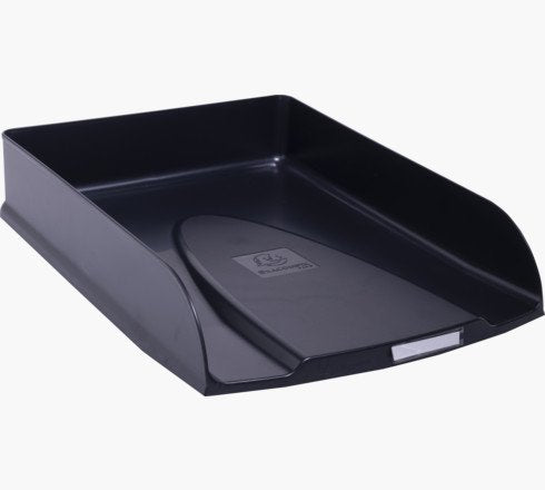 Exacompta NeoDeco Letter Tray 346x255x65mm Black (Each) - 11114D