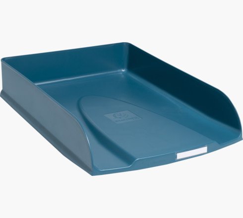 Exacompta NeoDeco Letter Tray 346x255x65mm Duck Blue (Each) - 11128D