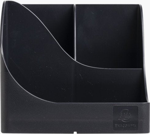 Exacompta NeoDeco Pen Wave Pen Pot 155x199x109mm Black (Each) - 69514D