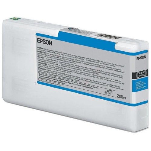 Epson T55W200 Cyan Ink Cartridge 200ml - C13T55W200