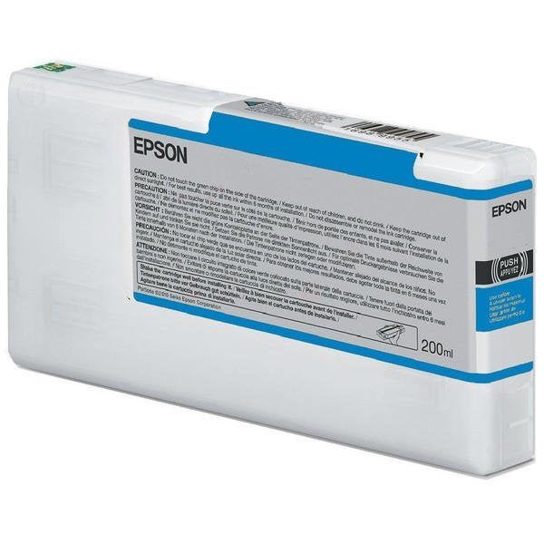 Epson T55W200 Cyan Ink Cartridge 200ml - C13T55W200