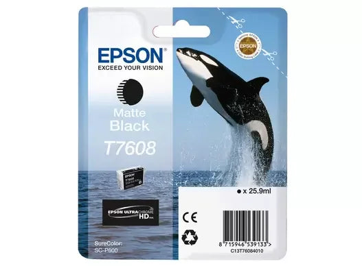 Epson C13T76084N10 Matte BK INK 25.9ML