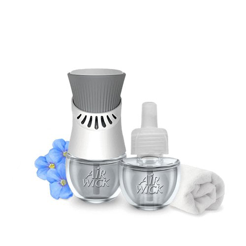 Air Wick Electrical Air Freshener Kit and Refill 19ml Crisp Linen  - 3204566