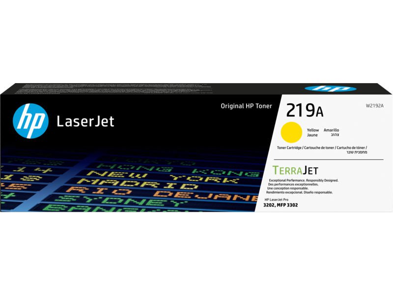 OEM HP W2192A/219A Yellow Toner