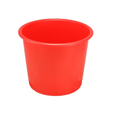 ValueX Essentials 14 Litre Waste Bin 315 x 315 x 255mm Red - CP025YTRED