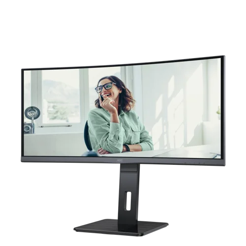 AOC P3 34 Inch 3440 x 1440 Pixels Ultra Wide Quad HD VA Panel HDMI DisplayPort USB-C Gaming Monitor