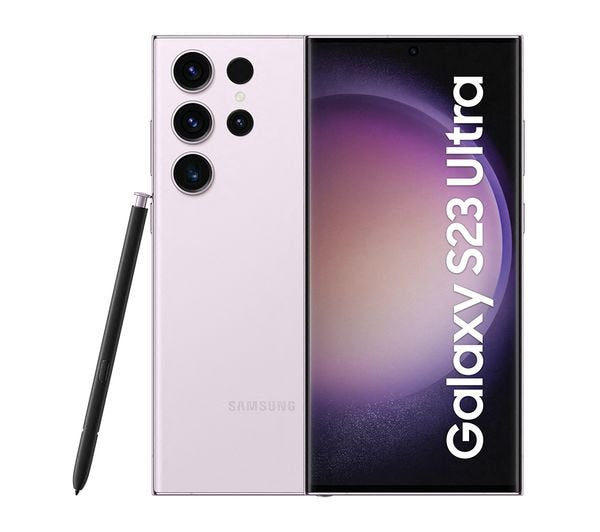 Samsung Galaxy S23 Ultra SM-S918B 6.8 Inch Qualcomm Snapdragon 8 Gen 2 12GB RAM 512GB Storage Android 13 Lavender Mobile Phone