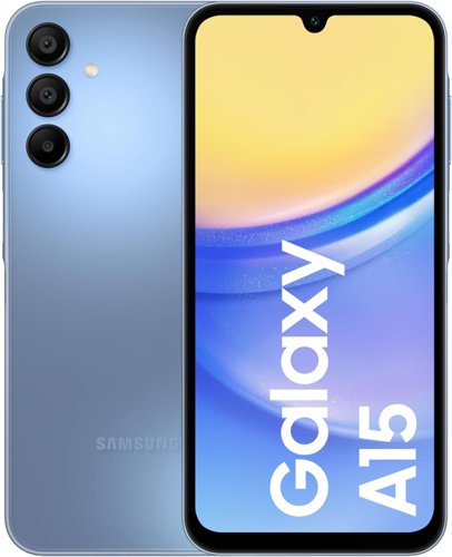 Samsung Galaxy A15 SM-A155F 6.5 Inch Dual SIM 4GB RAM 128GB Storage Android 14 Blue Mobile Phone