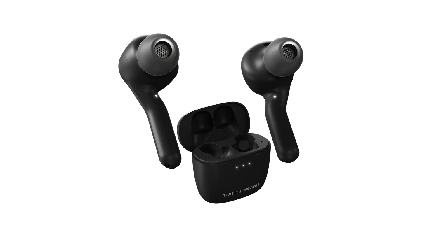 Turtle Beach Scout Air Wireless Bluetooth Black Gaming Earbuds with Charging Case