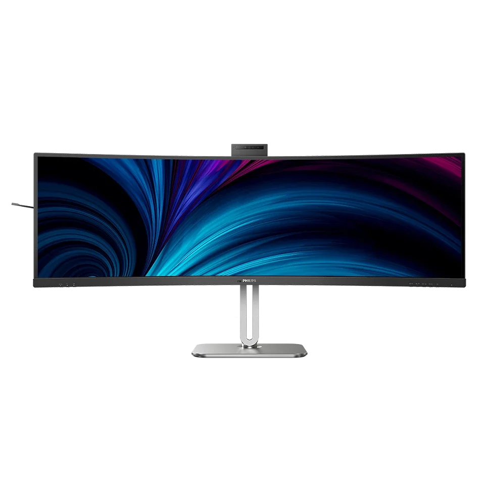 Philips 5000 Series 48.8 Inch 5120 x 1440 Pixels Dual Quad HD VA Panel HDMI DisplayPort USB-C Curved Business Monitor