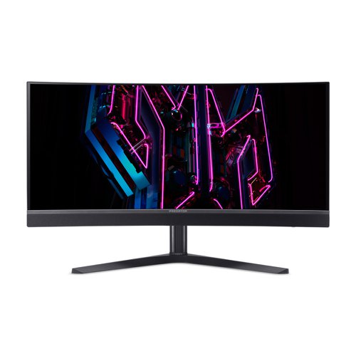 ACER Predator X34Vbmiiphuzx 34 Inch 3440 x 1440 Pixels UltraWide Quad HD OLED FreeSync Premium HDMI DisplayPort Gaming Monitor