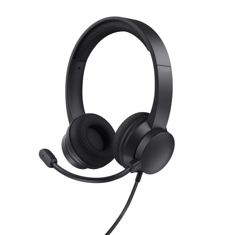 Ayda Wired USB-ENC PC Black Headset