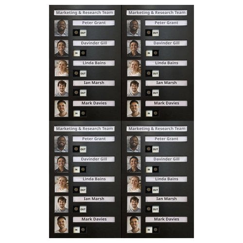 SafeTrack 20 Name Photo Board - RCP20 DD