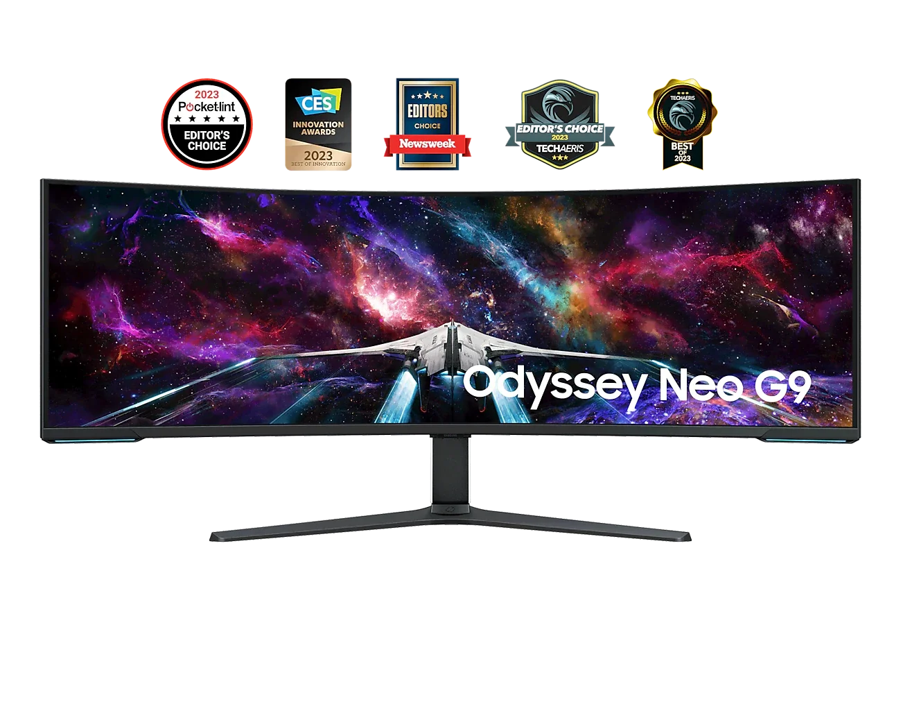 Samsung Odyssey Neo G9 57 Inch 7680 x 2160 Pixels Dual Ultra HD VA Panel FreeSync Premium Pro HDMI DisplayPort Gaming Monitor