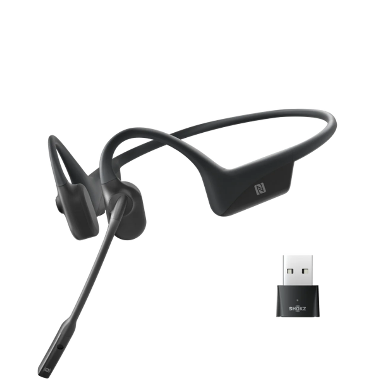 OpenComm Black Stereo Bluetooth Headset