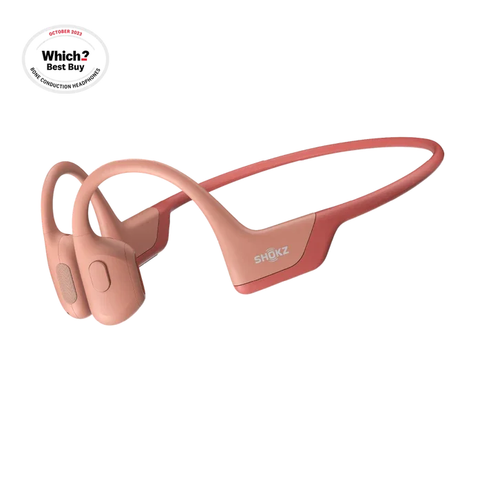 Shokz OpenRun Pro Pink Bone Conduction Stereo Bluetooth Headset