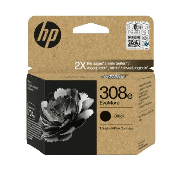 Original HP 7FP22UE/308E Printhead cartridge black high capacity Evomore for HP Envy 6100