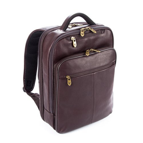 Falcon Colombian Leather 15.6in Laptop Backpack brown - FI6706 DD